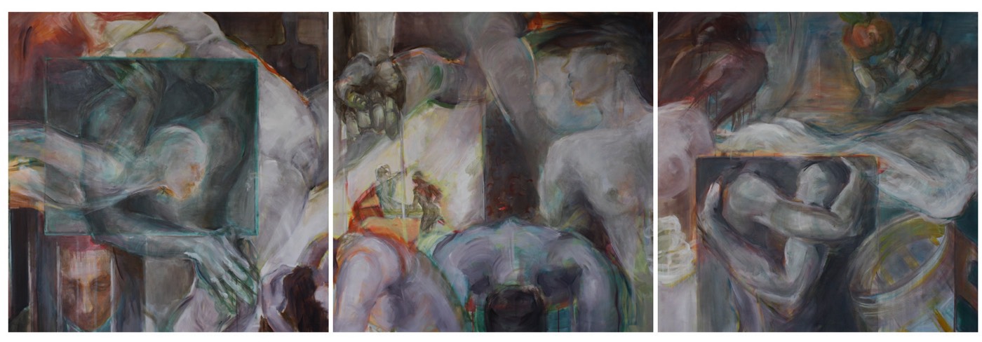 3666 acryl auf leinwand 360x120cm