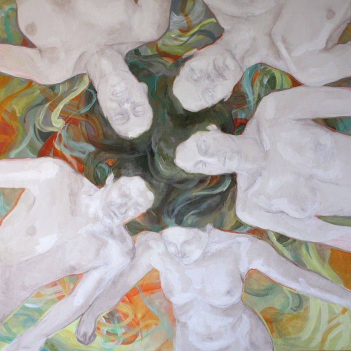 4541 acryl auf leinwand 120x120cm