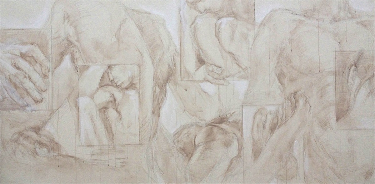 2135 kreide leinwand 200x100cm