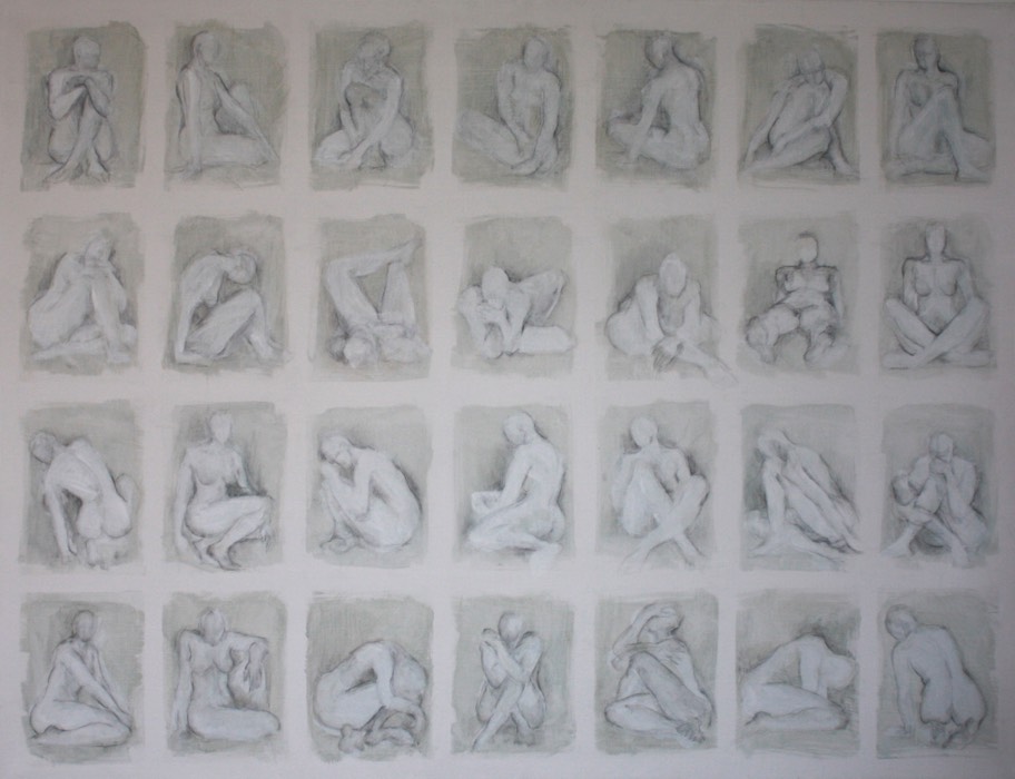 4600 bleistift auf leinwand  116x89cm